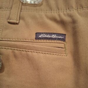 Eddie Bauer Men's Casual Pants Size 36X30(tag 36X32) Brown Travel Outdoors Chino